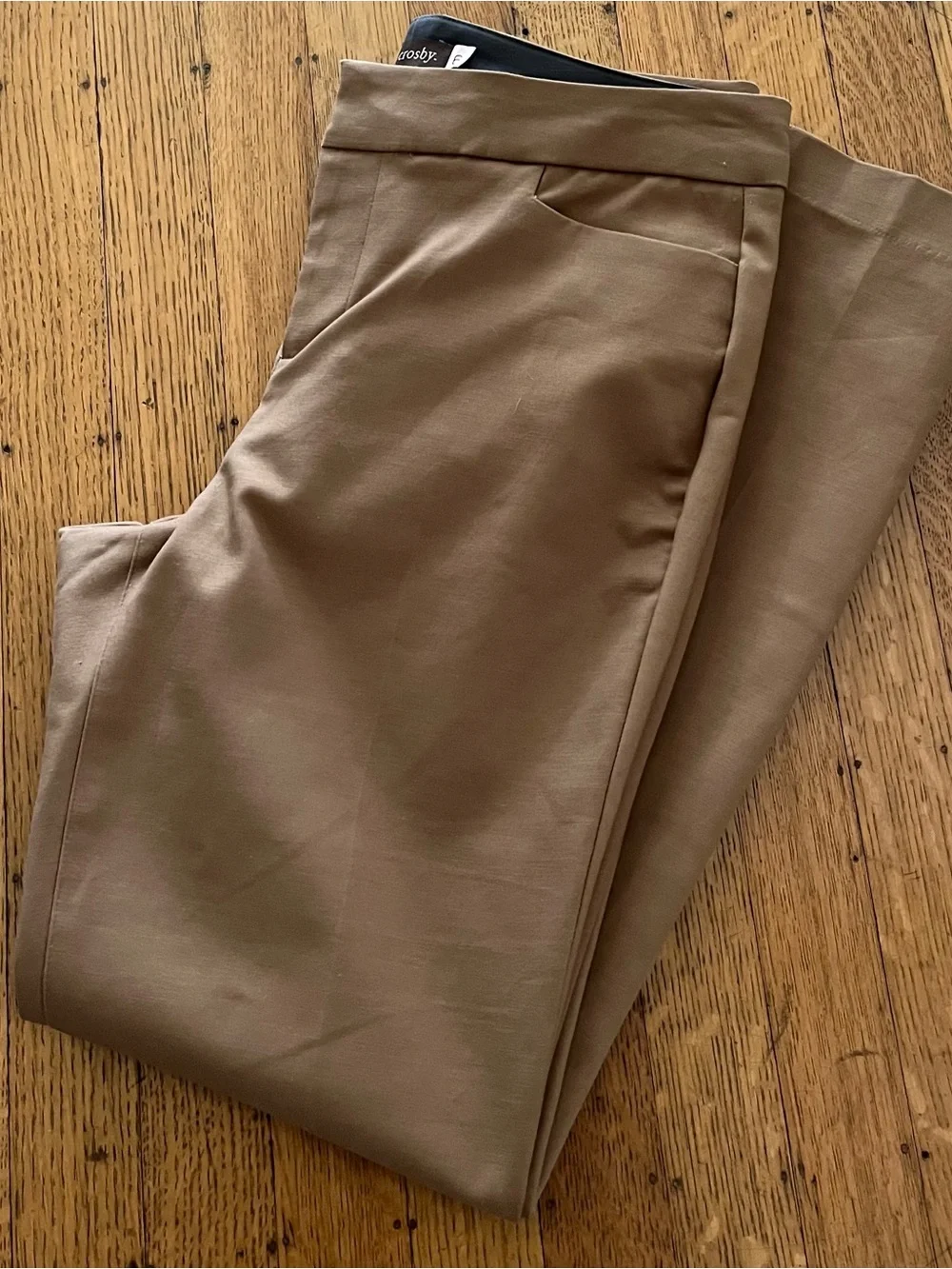 crosby. Women's Ankle Pants in Brown Madison Fit